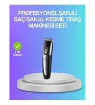 Mey İthalat® Kablosuz Saç Sakal Kesme Makinesi Kuaför Tipi Hassas Kesim