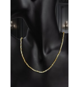 Opal Doğal Taş Sarı Faset Küre Kesim 3mm Kolye