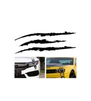 Monster Canavar Pençe Izi Oto Sticker Siyah 40*15 Cm