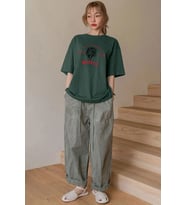 Unisex Majestic Baskılı T-shirt (Yeşil)