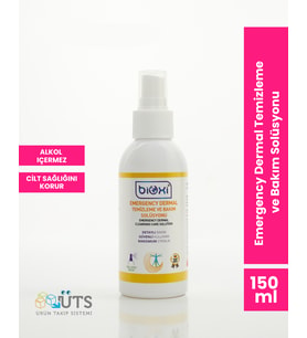 Bioxi® Emergency Dermal Temizleme ve Bakım Solüsyonu 150 ML: Acil Durumlar İçin Etkili ve Güvenli Cilt Bakımı