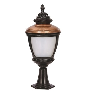 AVONNI BSU-68011-BSY-KOP Kahverengi/Siyah Boyalı Dış Mekan Aydınlatma E27 Aluminyum Polikarbon Cam 26cm