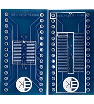 SOSS28 DIP Çevirici PCB SO28 - SSOP28 SOIC28 SSOP28 to DIP28
