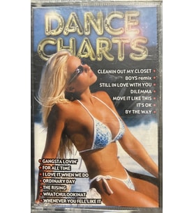 (Plak Değildir KASET tir) Dance Charts Açılmamış Jelatininde Kaset