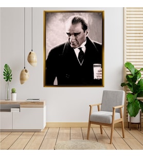 ÇERÇEVELİ ATATÜRK TABLO S651