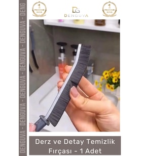 #Fırça Profesyonel Ergonomik Dar Alan Fayans Banyo Mutfak Sağlam Derz Detay Temizlik Fırçası - 1 Ade