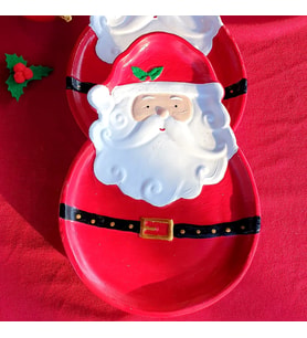 1 adet Noel Baba Şeklinde Dekor Sunum Mumluk