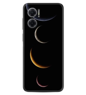 Xiaomi Redmi Note 11E Kılıf Resimli Desenli Silikon Platinium Series Gezegenler 1901
