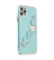 iPhone 11 Pro Kılıf Esila Silikon - Su Yeşili