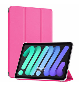 Microsonic Apple iPad Mini 6 2021 (A2567-A2568-A2569) Smart Case ve arka Kılıf Pembe
