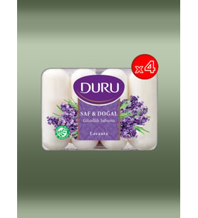 Duru Güzellik Sabunu - Lavanta - 4X70 Gr. - 4 Paket (000K4)