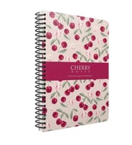 GIPTA CHERRY SPİRALLİ SERT KAPAK 17x24 120YP.KARELİ DEFTER