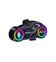 Y13 Motor Kask Kulaklık Rgb Modlu Radyolu Motosiklet Kulaklık 5.3 Bluetooth Intercom