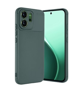 Oppo Reno 14f Auto Focus Karbon Kapak - Koyu Yeşil