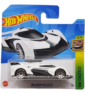 Hot Wheels - Mclaren Solus Gt - Hw Exotics 10/10 - Hkg70 - Short Card - Spor Araba - Beyaz - Mattel  (Çok Renkli)