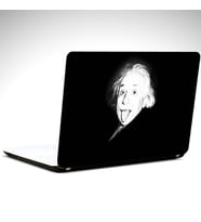 Siyah Beyaz Einstein Laptop Sticker 14 inch (35X26CM)