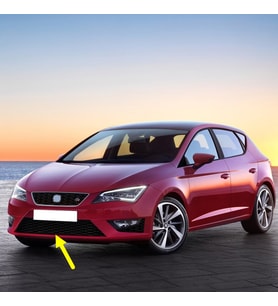 Seat Leon 3 FR 2013-2016 FR Ön Tampon Alt Orta Petek Izgara 5F0853667A