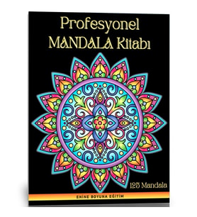 Profesyonel Mandala Boyama Kitabı (125 Süper Mandala)