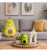 Avakado Temalı Hediye Seti – Peluş Avakado Yastık + Buhar Makinesi Nemlendirici + Fenerli Sevgili Figürlü Kar Küresi  Dekoratif Hediye Seti