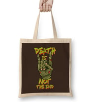Zombie Retro Pixel Death Is Not The End Bez Çanta Uzun Saplı