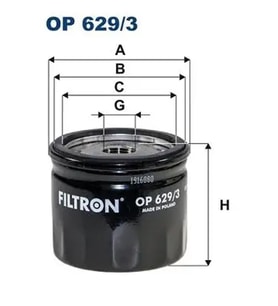 FILTRON OP6293 Yag Filtresi 2207993 H6BG6714BA