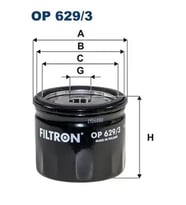FILTRON OP6293 Yag Filtresi 2207993 H6BG6714BA
