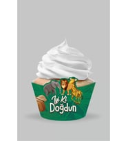 Safari Konsepti Cupcake Sargısı 8'li