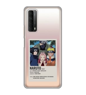 Huawei P Smart 2021 Uyumlu Naruto Anime Desenli Şeffaf Telefon Kılıfı
