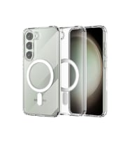 Newface Samsung Galaxy S23 Plus Kılıf Magneticsafe Şeffaf Silikon - Şeffaf