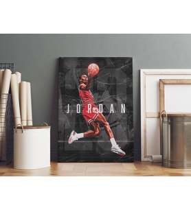 Michael Jordan Kanvas Tablo 40x55cm NBA Poster