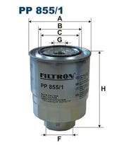 FILTRON PP8551 Yakit Filtresi 2339026140 2339026160