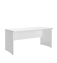 Adore Mobilya New York Ofis ve Çalışma Masası - Parlak Lake Beyaz 160x75x76 cm (GxYxD)