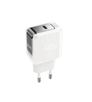 Rova SB111 Tek C Giriş Şarj Başlığı 30W - KVK Teknik Servis Garantili (Pamuk Beyaz)