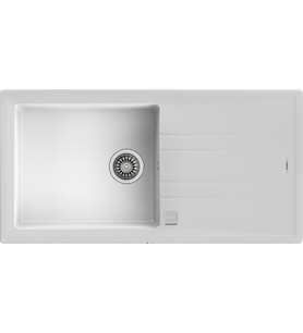 TEKA Stone 60 L-TG Beyaz Tezgah Üstü Granit Eviye 115330005
