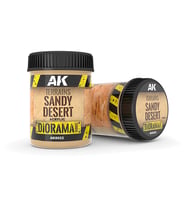 AK 8022 250 ml. Kum Çölü, Akrilik, Diorama Serisi Zemin Dokusu
