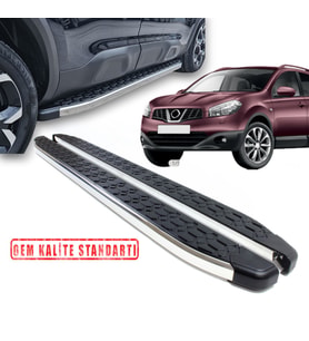 QASHQAİ 2007 2008 2009 2010 2011 2012 2013 2014 ARACA ÖZEL BLACKLİNE YAN BASAMAK