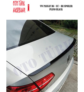 Vw Passat B6 B7 B8 Spoiler Piano Black (Siyah)