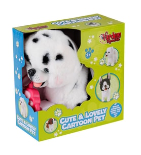Pr66022-25 Yürüyen Tasmalı Peluş Köpek