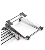 CODEGEN NSC-401 7portlu Genişletilmiş Yerleştirme İstasyonu (Docking Station) Entegre Alüminyum Notebook ve MacBook Standı