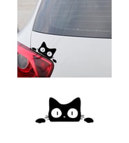 Kedi Oto Araba Sticker Yapıştırma