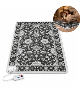 Sunup TY-1*2 859W 100X200CM Isıtmalı Pad Halı - Dijital Termostatlı Karbon Kristal Teknolojisi