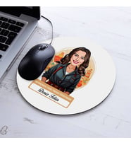 Kişiye Özel Hediye Karikatürlü En İyi Kadın Okul Öncesi Öğretmeni Mousepad