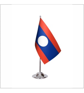 Laos Tekli Masa Bayrağı