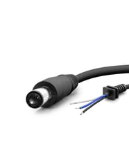 Notebook Adaptör Kablosu 3Lü 7.4*5.0 Hp/Compaq 120W-150W 1.2 Siyah HDX5564