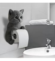Kedi Tasarımlı Tuvalet Kağıtlığı