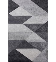 Eliana Home Baskılı, Yıkanabilir Kaymaz Taban Salon Halısı LNA1866-SD415 100x150 cm (Gri)