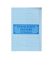 Evrak Kayıt Defteri Numaralı 22x32 Gelen - Giden 40 Yaprak Artlantis Evrak Kayıt Defteri Karton Kapak 1 Adet (Beyaz)