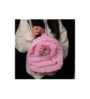 Sanrio Kawai Karrakterleri Kitty -melody -kuromi Peluş Sırt Çantası (Pembe)