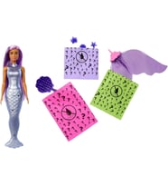 Barbie Mattel Jfv58 Color Reveal Deniz Kızı, 3 Sürpriz Torbası, 4 Aksesuar, Renk Değişimi, Farklı Mo (Çok Renkli)