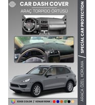 PORSCHE CAYENNE (2002-2010) Torpido Örtüsü Ön Göğüs Koruma Torpido Koruma Tam Uyum Kaymaz